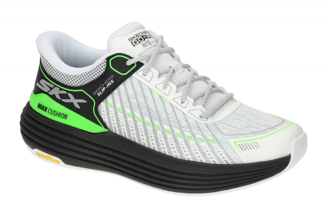 Skechers 220936/WBK Herren Sneakers White/Black mit max. D?mpfung 1 Skechers 220936/WBK Herren Sneakers White/Black mit max. D?mpfung
