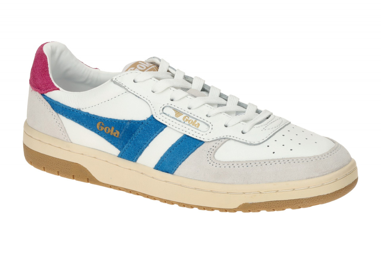 Gola CLB336LE Damen Sneaker wei?/pacific/fuchsia - HAWK Lady?s - Velourleder/... 1 Gola CLB336LE Damen Sneaker wei?/pacific/fuchsia - HAWK Lady?s - Velourleder/...