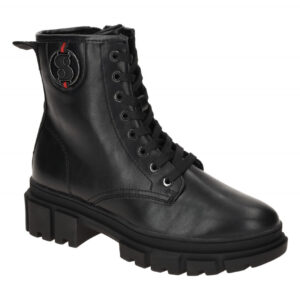 S. Oliver Damen Stiefeletten 5-25210-43 Black Chunky Boots Soft Foam