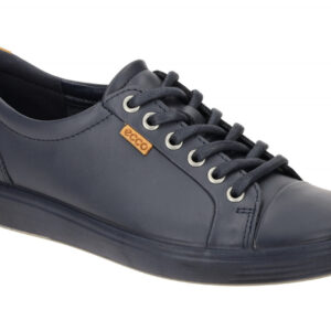 Ecco 430003 SOFT 7 LADIES - sportliche Schn?r-Halbschuhe, Sneaker in Blau marine