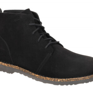 Birkenstock Damen Stiefeletten 1028079 UPPSALA MID Schwarz Rauhleder Anatomis...