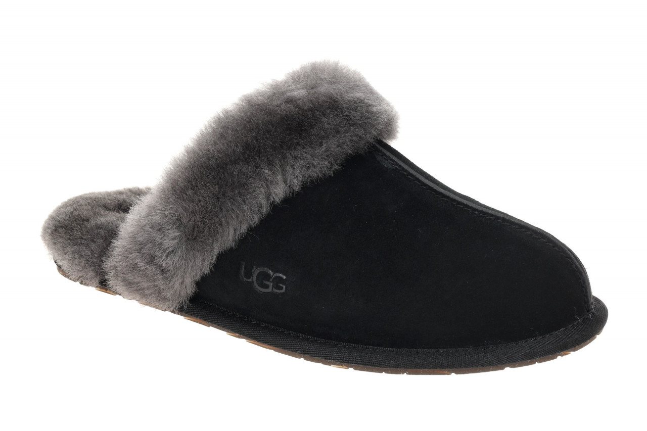 UGG 1106872 BCGR Damen Pantoletten Schwarz Grau Lammfell Warmfutter Gummisohle 1 UGG 1106872 BCGR Damen Pantoletten Schwarz Grau Lammfell Warmfutter Gummisohle