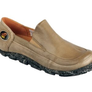 Eject 12993 Flight_H Herren Slipper beige Echtleder naturgegerbt Gummisohle