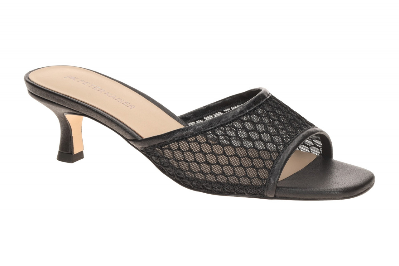Peter Kaiser Damen Pantoletten 9-77210-46-019 Schwarz - elegante Kitten Heel 1 Peter Kaiser Damen Pantoletten 9-77210-46-019 Schwarz - elegante Kitten Heel