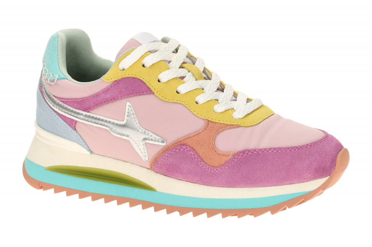 W6YZ 2016528_Yak Damen Sneaker fuchsia/pink/multi - weich gepolstert - Gummis... 1 W6YZ 2016528_Yak Damen Sneaker fuchsia/pink/multi - weich gepolstert - Gummis...