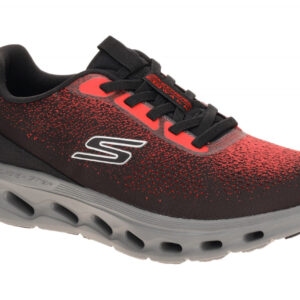 Skechers 217020 BKRD Herren Sneaker schwarz/rot Air Cooled GOGA MAT - GLIDE S...