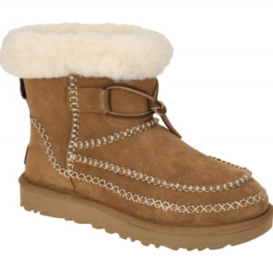 UGG 1158251 CHE Damen Winterstiefel Classic Mini Alpine in Chestnut - Warmfut...