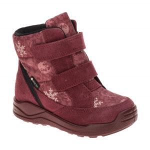 Ecco 764801 URBAN MINI GTX Winterstiefel M?dchen Rot - dark ruby/snowflake pr...