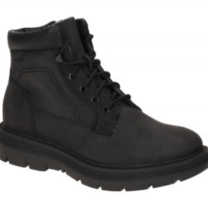 S. Oliver Herren Stiefelette 5-16217-43 Schwarz - all black, Echtleder + Synt...