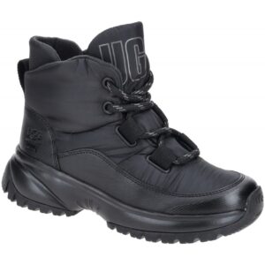 UGG 1143844 BLK Damen Stiefeletten YOSE PUFFER LACE Schwarz Waterprooftextil ...