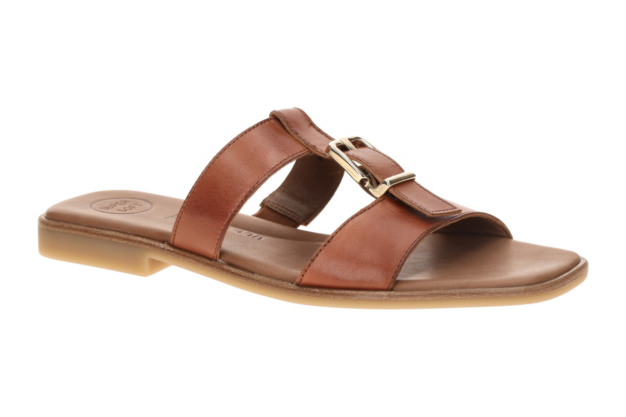 Paul Green Damen Pantoletten 6188-019 cognac Braun Classic Calf Echtleder 1 Paul Green Damen Pantoletten 6188-019 cognac Braun Classic Calf Echtleder