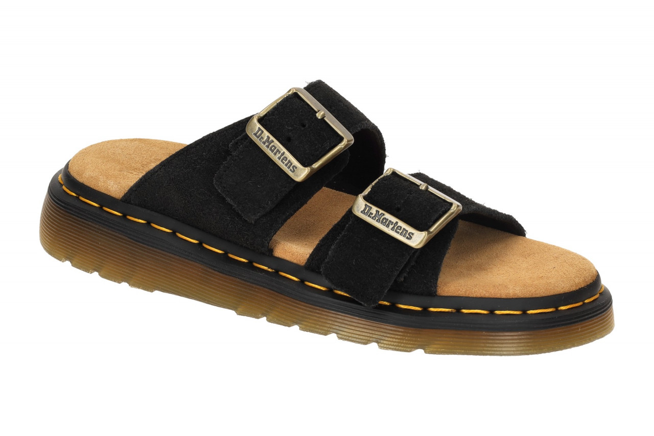 Dr. Martens Pantoletten Josef 41082001 Schwarz Gelb Gummisohle Plateau 1 Dr. Martens Pantoletten Josef 41082001 Schwarz Gelb Gummisohle Plateau