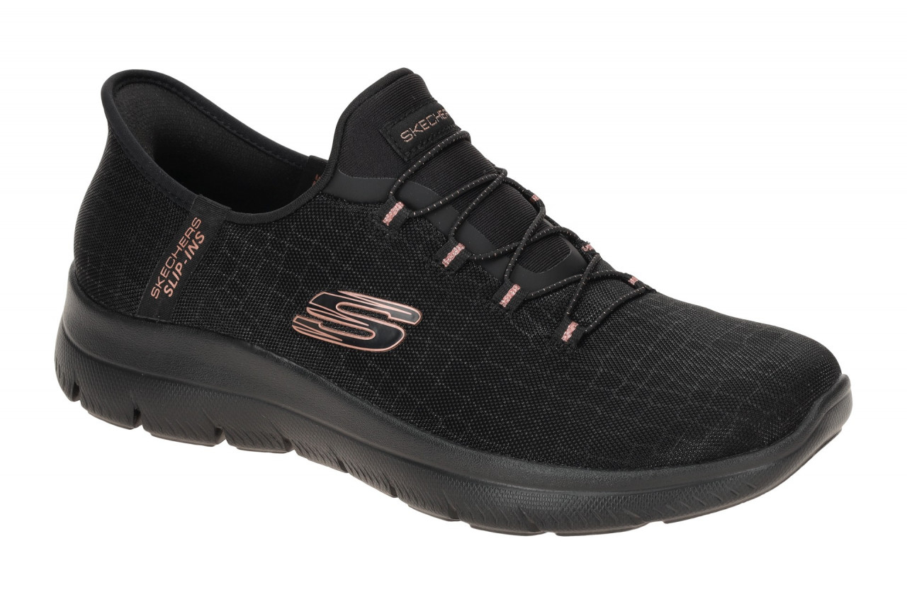 Skechers 150128 BKGD Damenschuhe Sneaker - Schwarz/Gold - Maschinenwaschbar 1 Skechers 150128 BKGD Damenschuhe Sneaker - Schwarz/Gold - Maschinenwaschbar