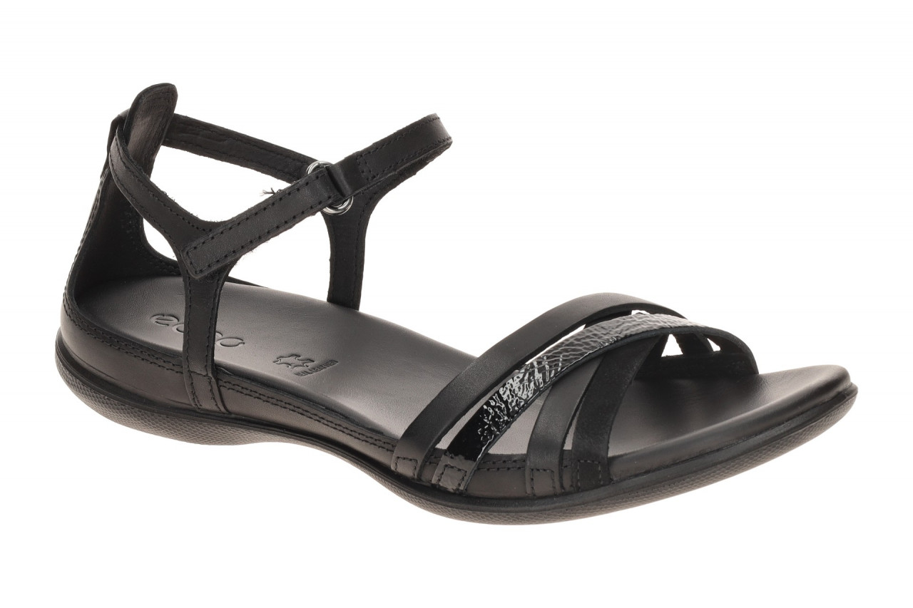 Ecco 244243 Flash X-Strap Damen Sandalette Schwarz - Black / Black mit Echtle... 1 Ecco 244243 Flash X-Strap Damen Sandalette Schwarz - Black / Black mit Echtle...