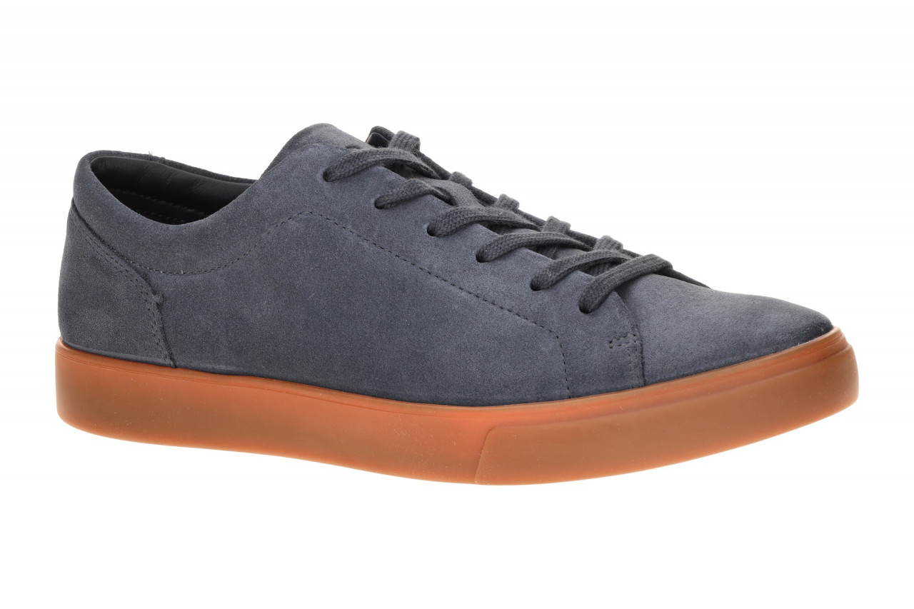Ecco 56011405415 SOFT 10 Men?s Lace Sneaker Blau Ombre Echtleder Gummisohle 1 Ecco 56011405415 SOFT 10 Men?s Lace Sneaker Blau Ombre Echtleder Gummisohle