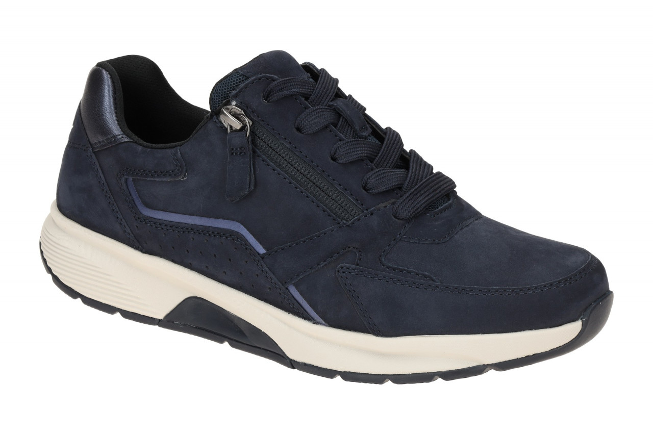 Gabor 76.878.46 ROLLINGSOFT Damenschuhe Sneaker blau blue Synthetik Fu?bett 1 Gabor 76.878.46 ROLLINGSOFT Damenschuhe Sneaker blau blue Synthetik Fu?bett