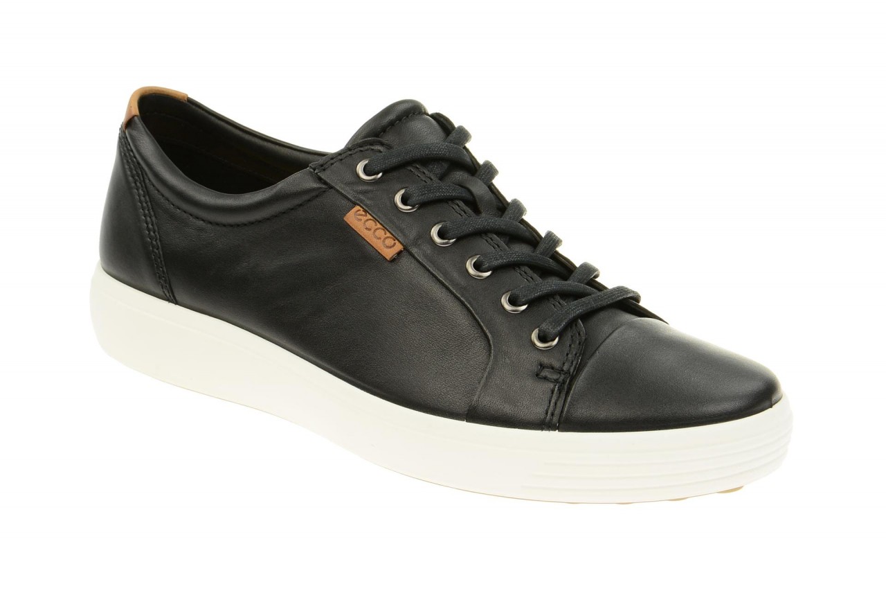 Ecco 43000301001 Schwarz Damen Sneaker Soft 7 Ladies - Glattleder flexibel be... 1 Ecco 43000301001 Schwarz Damen Sneaker Soft 7 Ladies - Glattleder flexibel be...