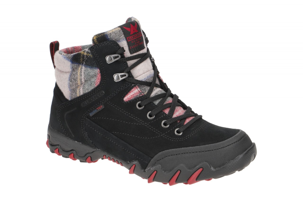 Allrounder Damen Stiefeletten P2006822 NIGATA-TEX Schwarz - Wasserdicht 1 Allrounder Damen Stiefeletten P2006822 NIGATA-TEX Schwarz - Wasserdicht