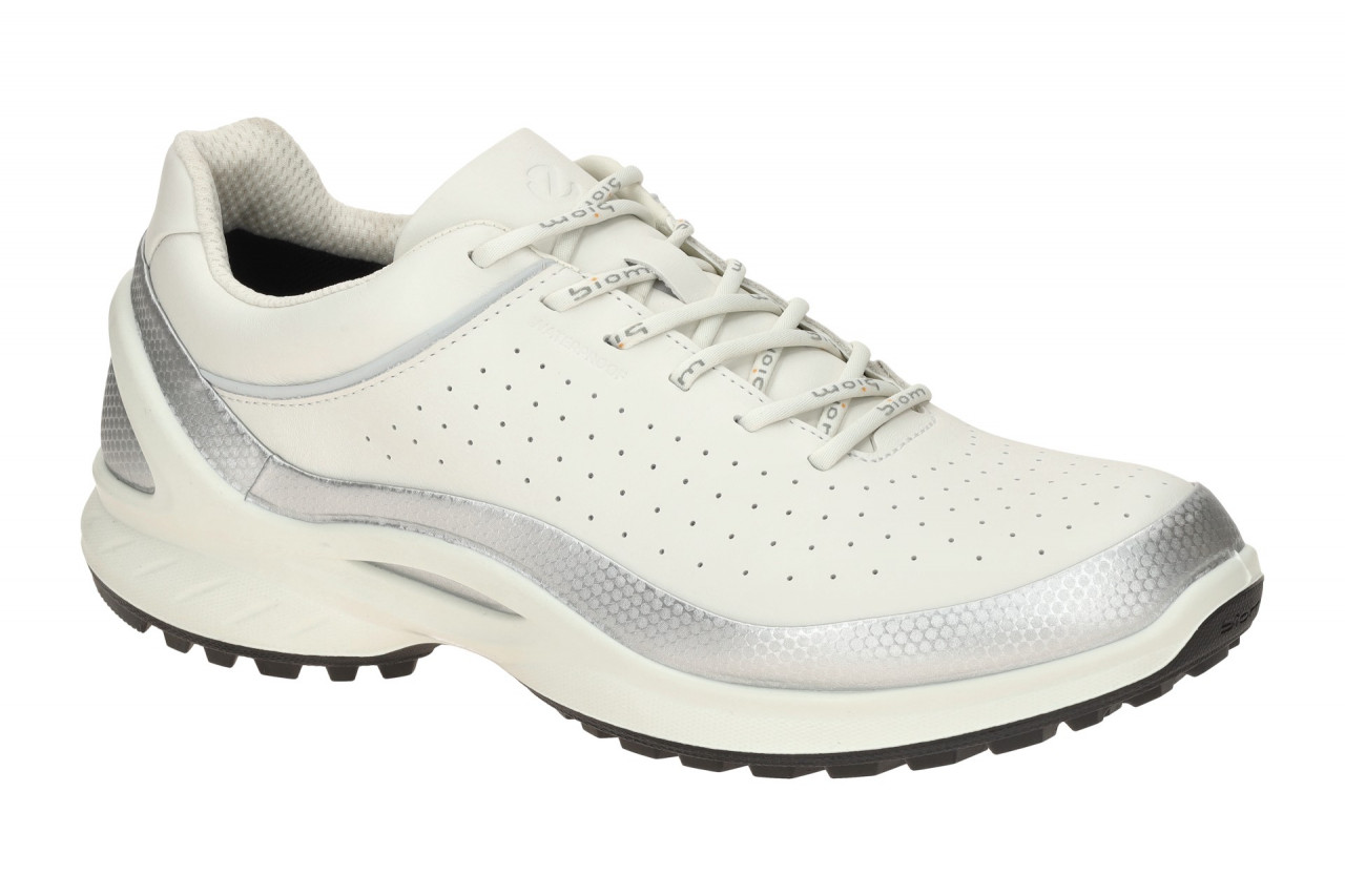 Ecco 850824 Herren Outdoor Sneaker Wei?/silver metallic/white, wasserdicht 1 Ecco 850824 Herren Outdoor Sneaker Wei?/silver metallic/white, wasserdicht