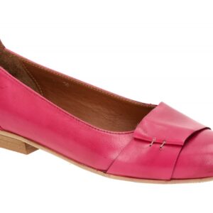 Everybody Leder Ballerina BORIA 23606F2399 Pink dalia - Echtleder, Holzschich...