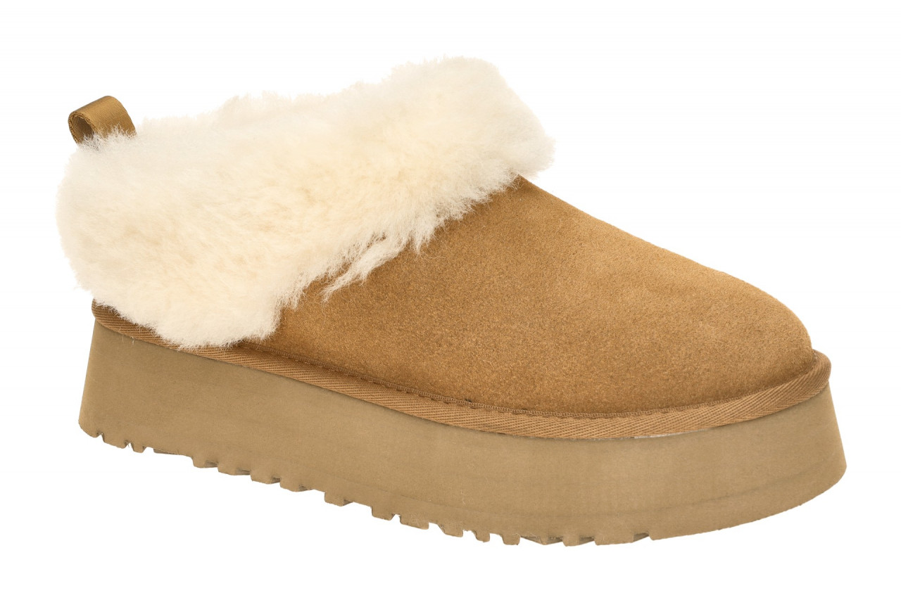 UGG 1171393 CHE TAZZELLE Damen Slipper Braun Chestnut Lammfell Warmfutter 1 UGG 1171393 CHE TAZZELLE Damen Slipper Braun Chestnut Lammfell Warmfutter