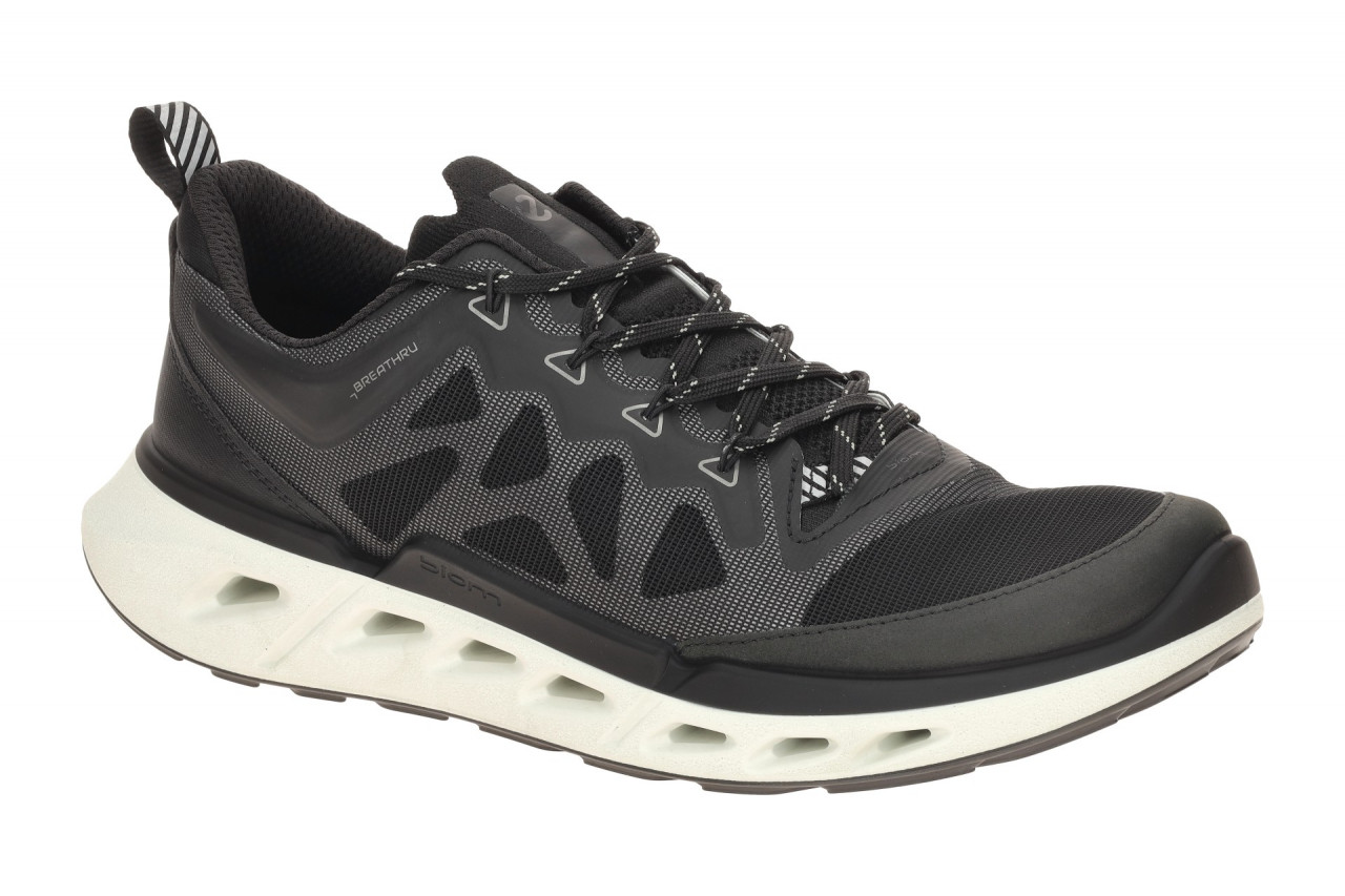 Ecco 85031461645 Herrenschuhe Schwarz mit reflektierender Fersenlasche 1 Ecco 85031461645 Herrenschuhe Schwarz mit reflektierender Fersenlasche