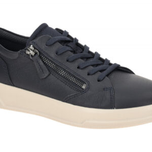 Ecco 223813 MOVE - WOMEN ZIP Damenschuhe bequeme Schn?r-Halbschuhe Blau marin...