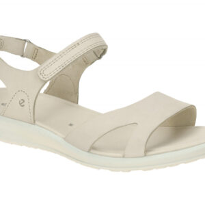 Ecco 821883 CRUISE III Damen Sandale beige limestone Fu?bett aus Echtleder