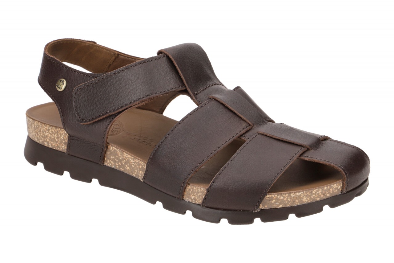 Panama Jack Stanley C1 marron Herren Sandale in dunkelbraun Fettleder mit Kle... 1 Panama Jack Stanley C1 marron Herren Sandale in dunkelbraun Fettleder mit Kle...