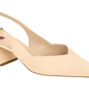 H?gl 4610 Beige Sand Laura Damenschuhe Sling Pumps F-Normal absatzh?he 5cm