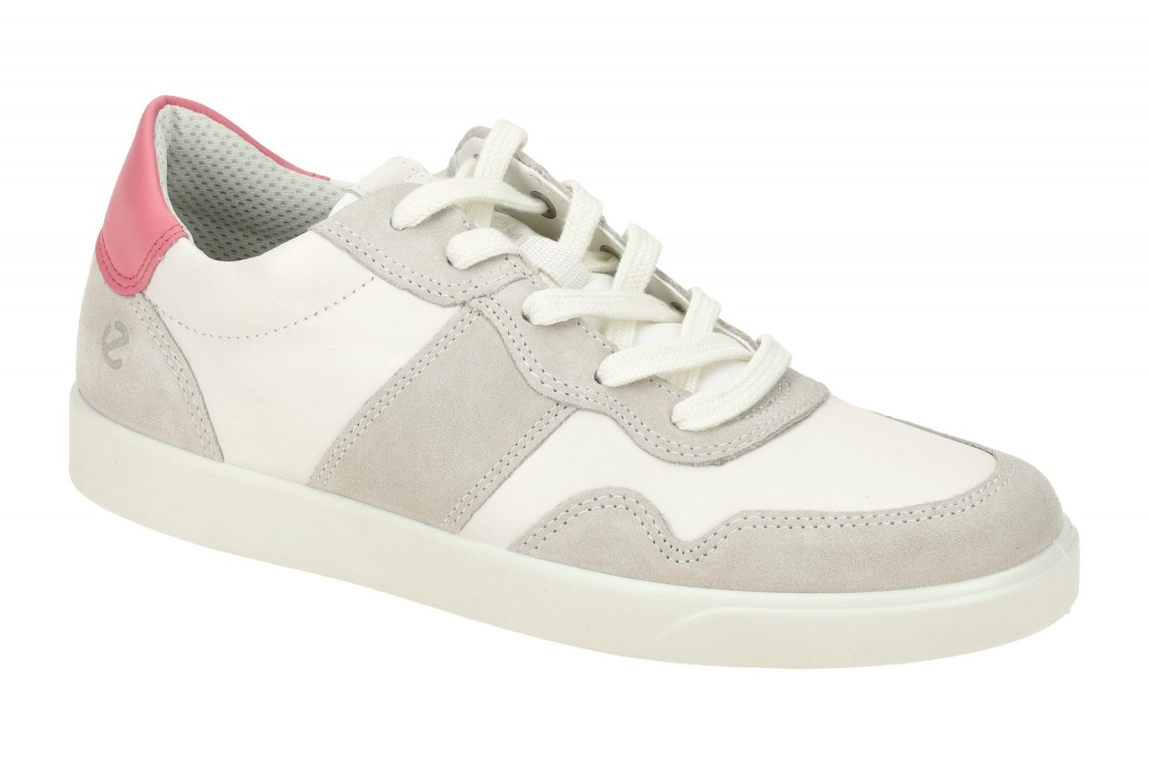 Ecco 212873 STREET LITE Damen Sneaker Wei? Bubble Gum Leicht Flexibel Rund 1 Ecco 212873 STREET LITE Damen Sneaker Wei? Bubble Gum Leicht Flexibel Rund