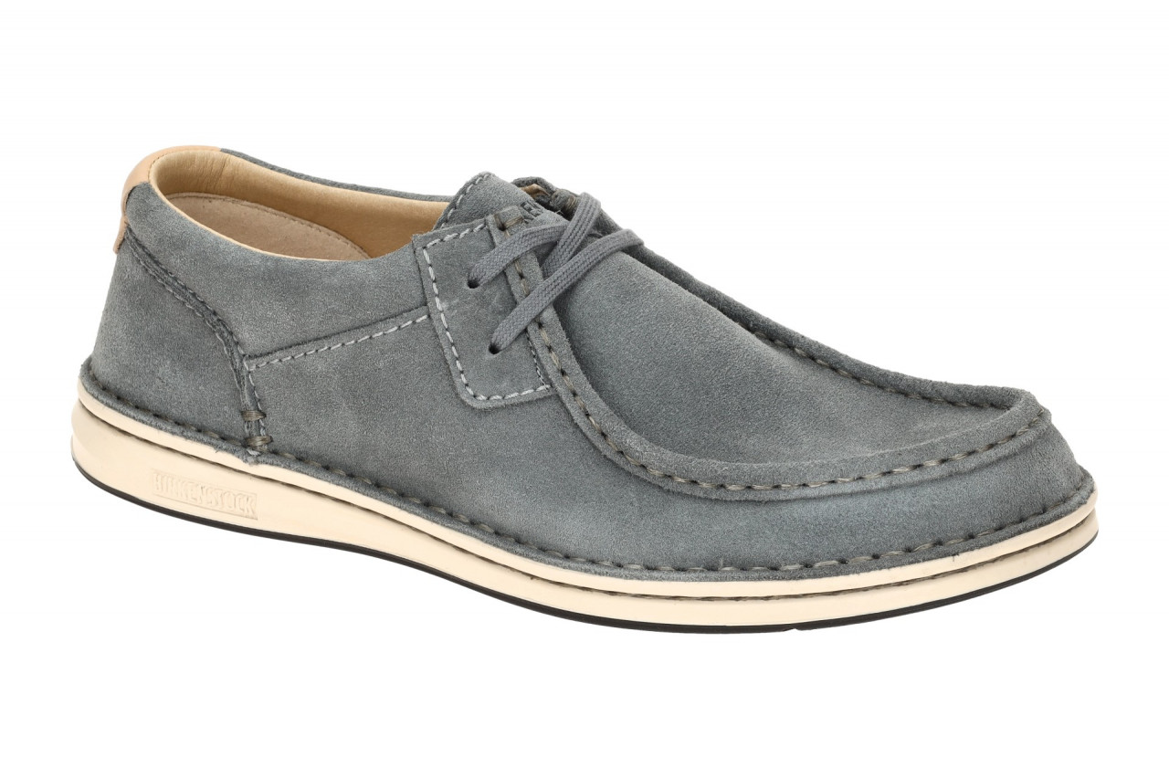 Birkenstock PASADENA 1030906 Herrenschuhe Grau Basalt Velourleder Anatomisch ... 1 Birkenstock PASADENA 1030906 Herrenschuhe Grau Basalt Velourleder Anatomisch ...