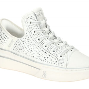 Skechers 186005 WHT Sneaker wei? Strass - SNOOP DOGG - HANDS FREE SLIP INS