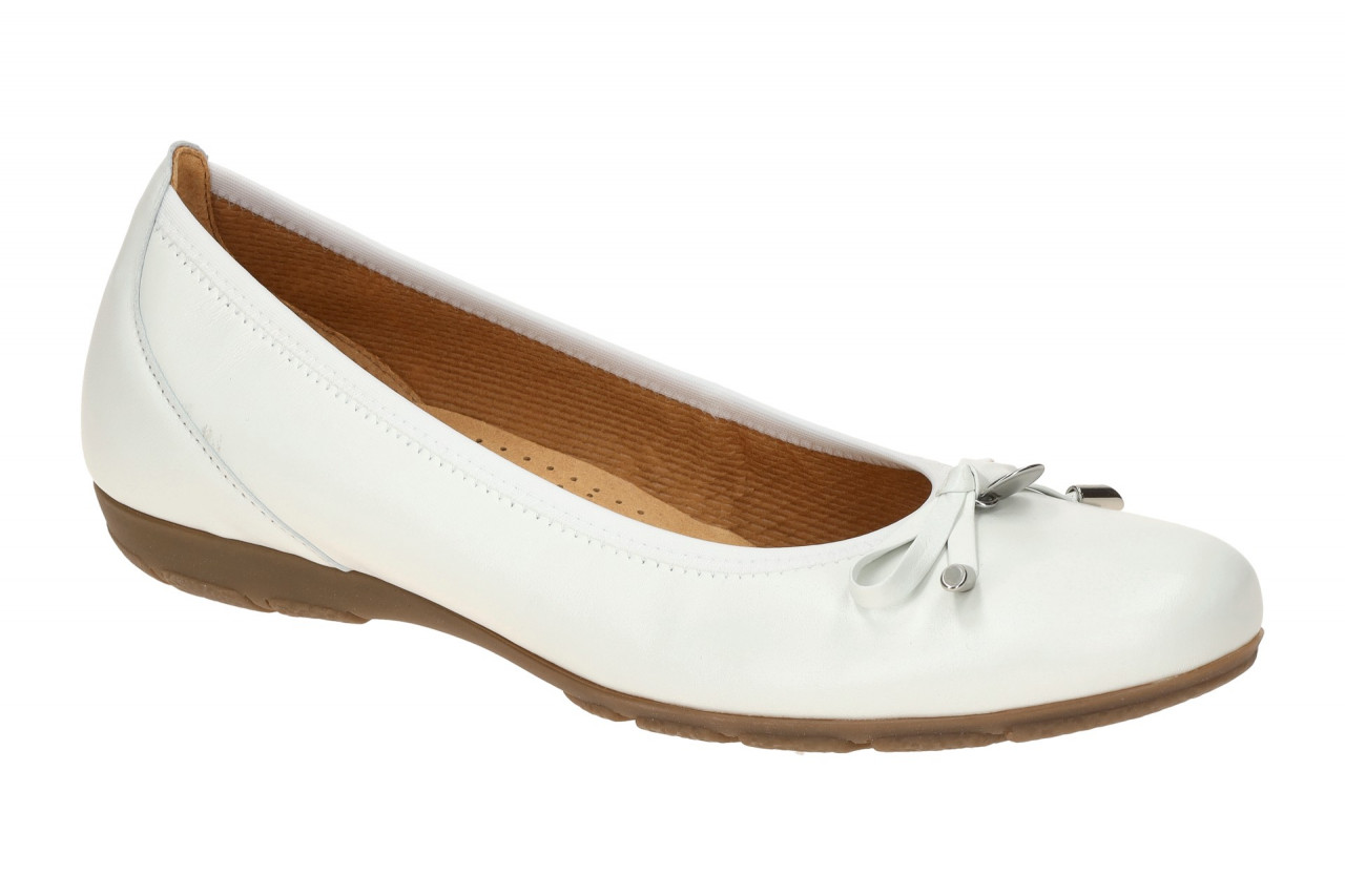 Gabor 04.164 Damen Ballerinas Wei? Echtleder Keilabsatz 2cm 1 Gabor 04.164 Damen Ballerinas Wei? Echtleder Keilabsatz 2cm