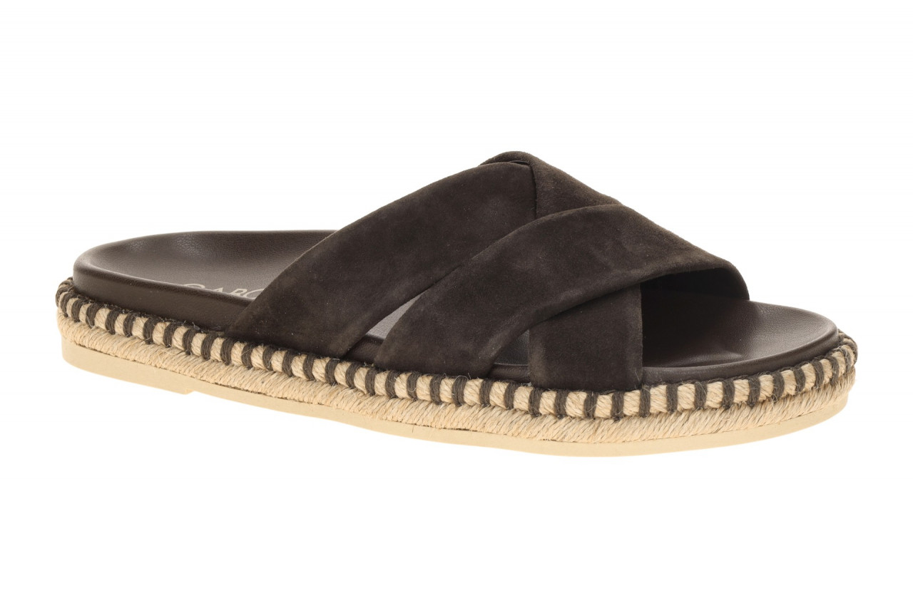 Gabor 83.780 - Damen Pantoletten mocca Braun, bequeme Kreuzriemen Sandalen 1 Gabor 83.780 - Damen Pantoletten mocca Braun, bequeme Kreuzriemen Sandalen