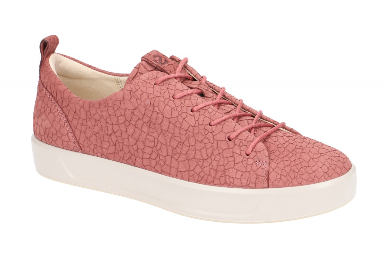Ecco 440793 Soft 8 Ladies Sportliche Schn?r-Halbschuhe in Rot - Petal 1 Ecco 440793 Soft 8 Ladies Sportliche Schn?r-Halbschuhe in Rot - Petal