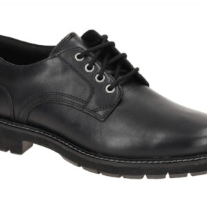 Clarks 26173434 7 BATCOMBE TIE Herrenschuhe Schwarz Glattleder Schn?rschuhe