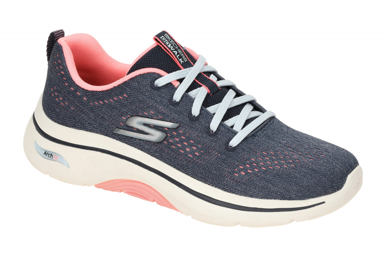Skechers 125311/NVHP GO WALK ARCH FIT 2.0 - VIVID SUNSET Damen Sneaker Blau/Pink 1 Skechers 125311/NVHP GO WALK ARCH FIT 2.0 - VIVID SUNSET Damen Sneaker Blau/Pink
