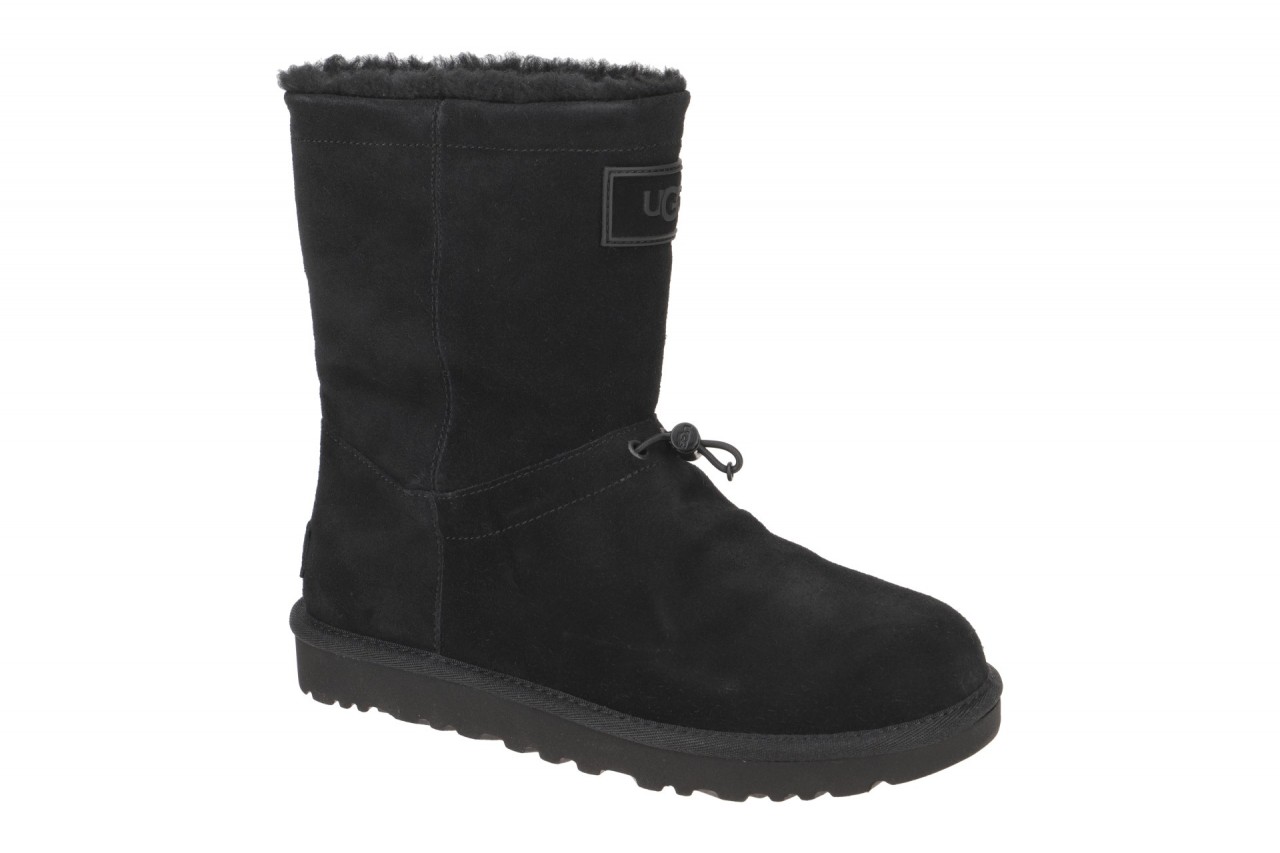 UGG 1143938 BLK Damen Winterstiefel Classic Short Toggler - Echtleder Schwarz 1 UGG 1143938 BLK Damen Winterstiefel Classic Short Toggler - Echtleder Schwarz