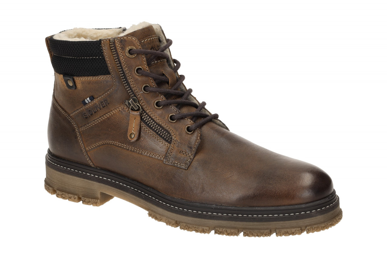 S. Oliver Winterstiefeletten 5-16248-43 305 cognac Herren Lace Up Boots 1 S. Oliver Winterstiefeletten 5-16248-43 305 cognac Herren Lace Up Boots