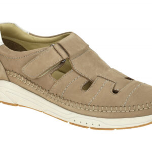 camel active Herrenschuhe FOG 56FGA05-300430 Slipper taupe Nubuk Gummisohle