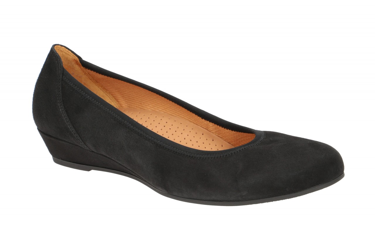 Gabor 02.690.47 KRETA Damen Ballerinas - Schwarz (schwarz), Echtleder, Keilab... 1 Gabor 02.690.47 KRETA Damen Ballerinas - Schwarz (schwarz), Echtleder, Keilab...