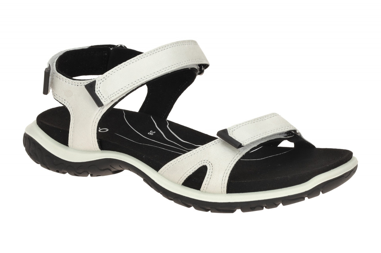 Ecco 85333301007 Damen Sandale Wei? - Offroad Roam Komfort Sandaletten 1 Ecco 85333301007 Damen Sandale Wei? - Offroad Roam Komfort Sandaletten