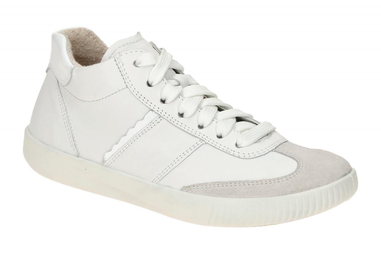 Legero 2-000374-1100 Bright White Damen Mid Cut Sneaker Frottee-Innenfutter 1 Legero 2-000374-1100 Bright White Damen Mid Cut Sneaker Frottee-Innenfutter