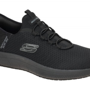 Skechers 200205 EC/BBK Schwarz Slipper Herrenschuhe Air Cooled Memory Foam