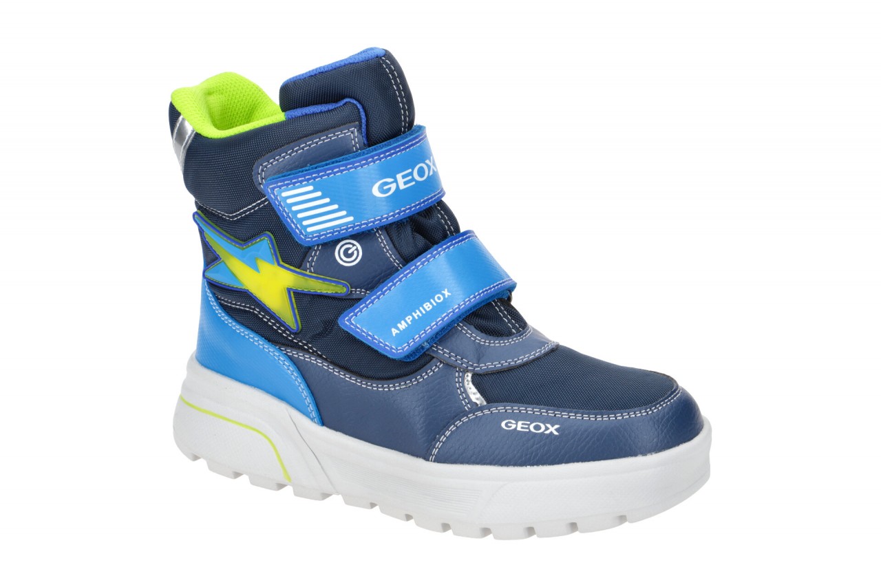 Geox J267UC SVEGGEN BOY ABX Kinder Klett Winter Stiefel blau navy / light blu... 1 Geox J267UC SVEGGEN BOY ABX Kinder Klett Winter Stiefel blau navy / light blu...