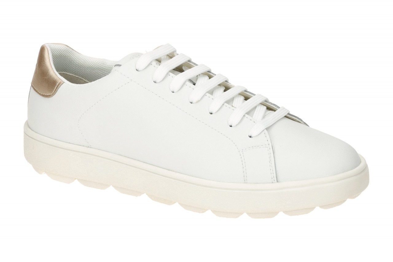 Geox D45WEA 09BNF C1327 Damen Sneaker wei?/gold vit.Rico atmungsaktiv 1 Geox D45WEA 09BNF C1327 Damen Sneaker wei?/gold vit.Rico atmungsaktiv