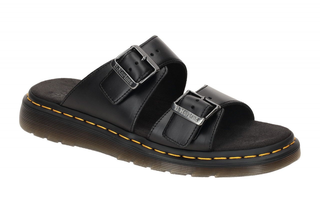 Dr. Martens 31570001 DrM Josef Pantoletten Schwarz Gelb Plateau Gummisohle 1 Dr. Martens 31570001 DrM Josef Pantoletten Schwarz Gelb Plateau Gummisohle
