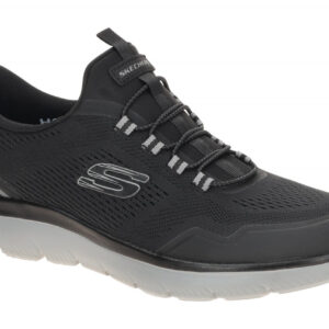 Skechers 233045 BKCC SUMMITS - TOP RATE Slipper Schwarz Vegan Air Cooled Memo...