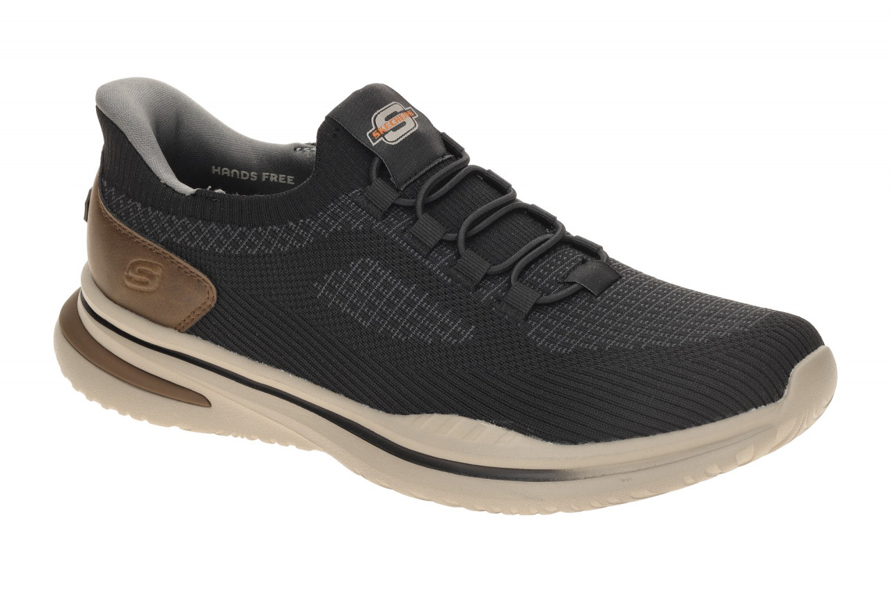Skechers 211207 BLK NORLAN - ALONSO Herren Slipper Schwarz Memory Foam 1 Skechers 211207 BLK NORLAN - ALONSO Herren Slipper Schwarz Memory Foam
